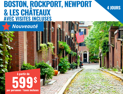 Boston - Boston, Rockport, Newport & ses châteaux